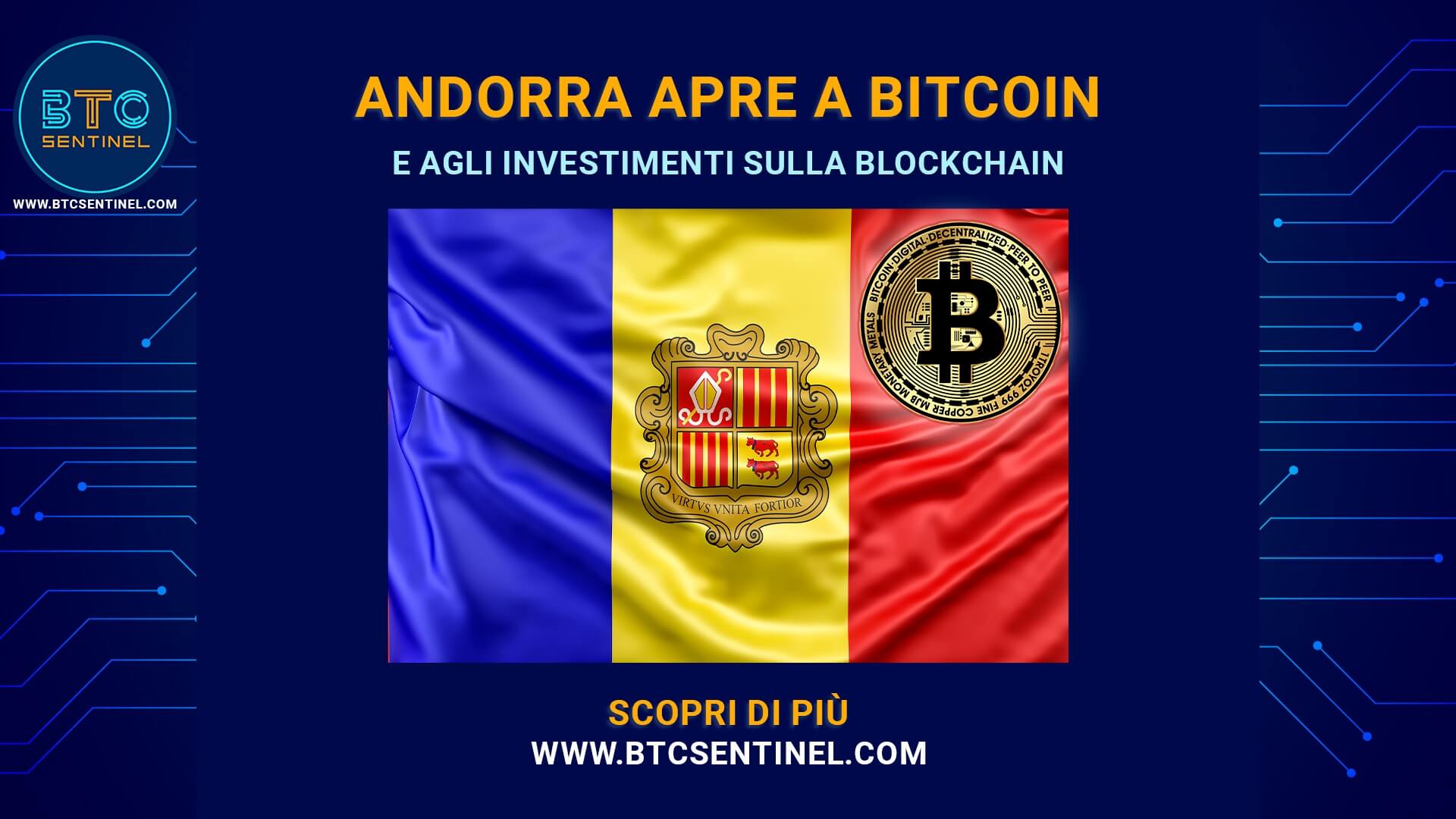 Andorra: semaforo verde per Bitcoin e la blockchain