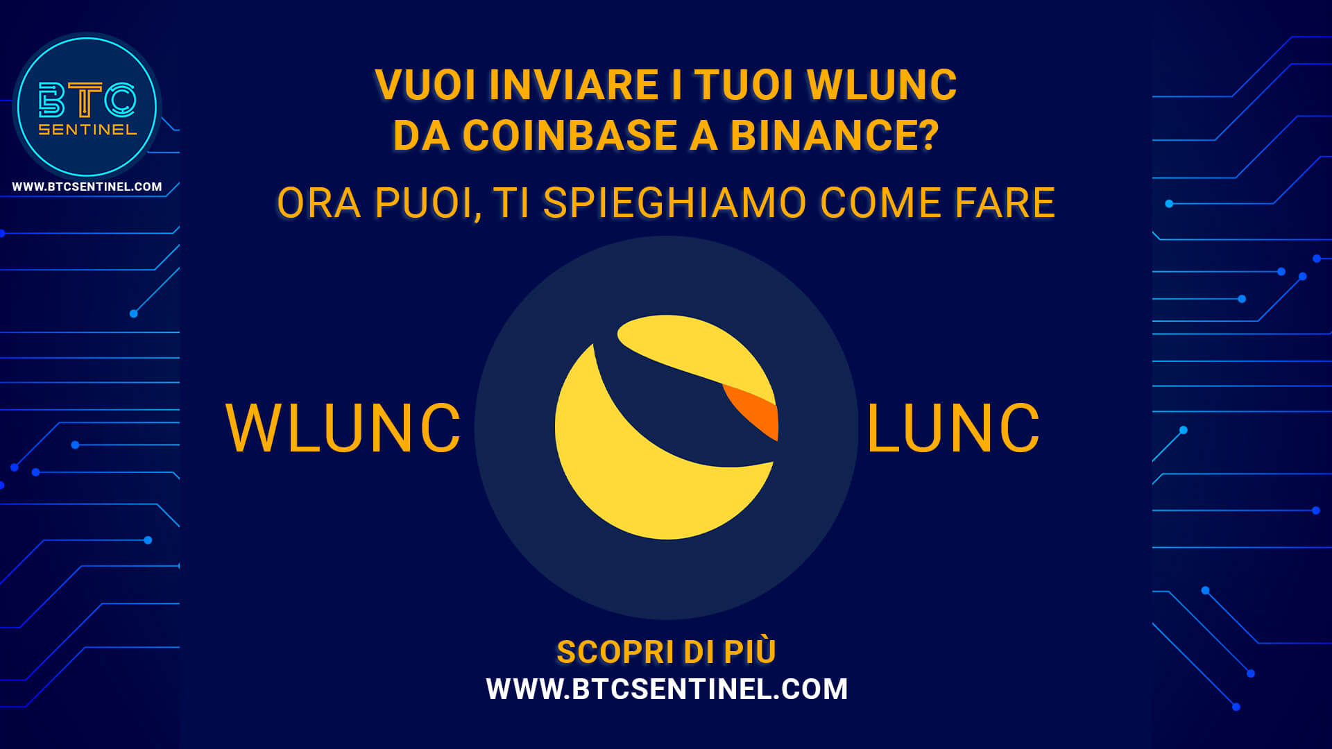 Come trasferire Wrapped Luna Classic da Coinbase a Binance