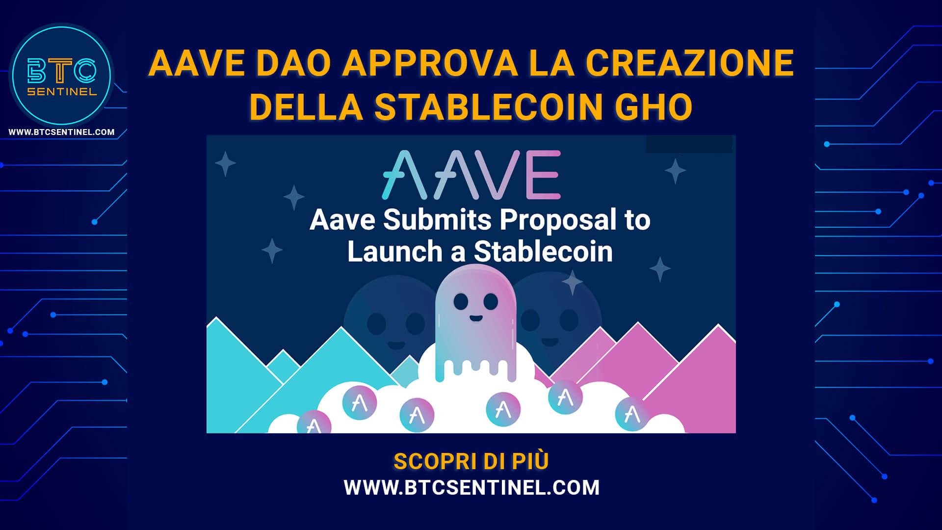 Aave DAO approva la creazione della stablecoin GHO