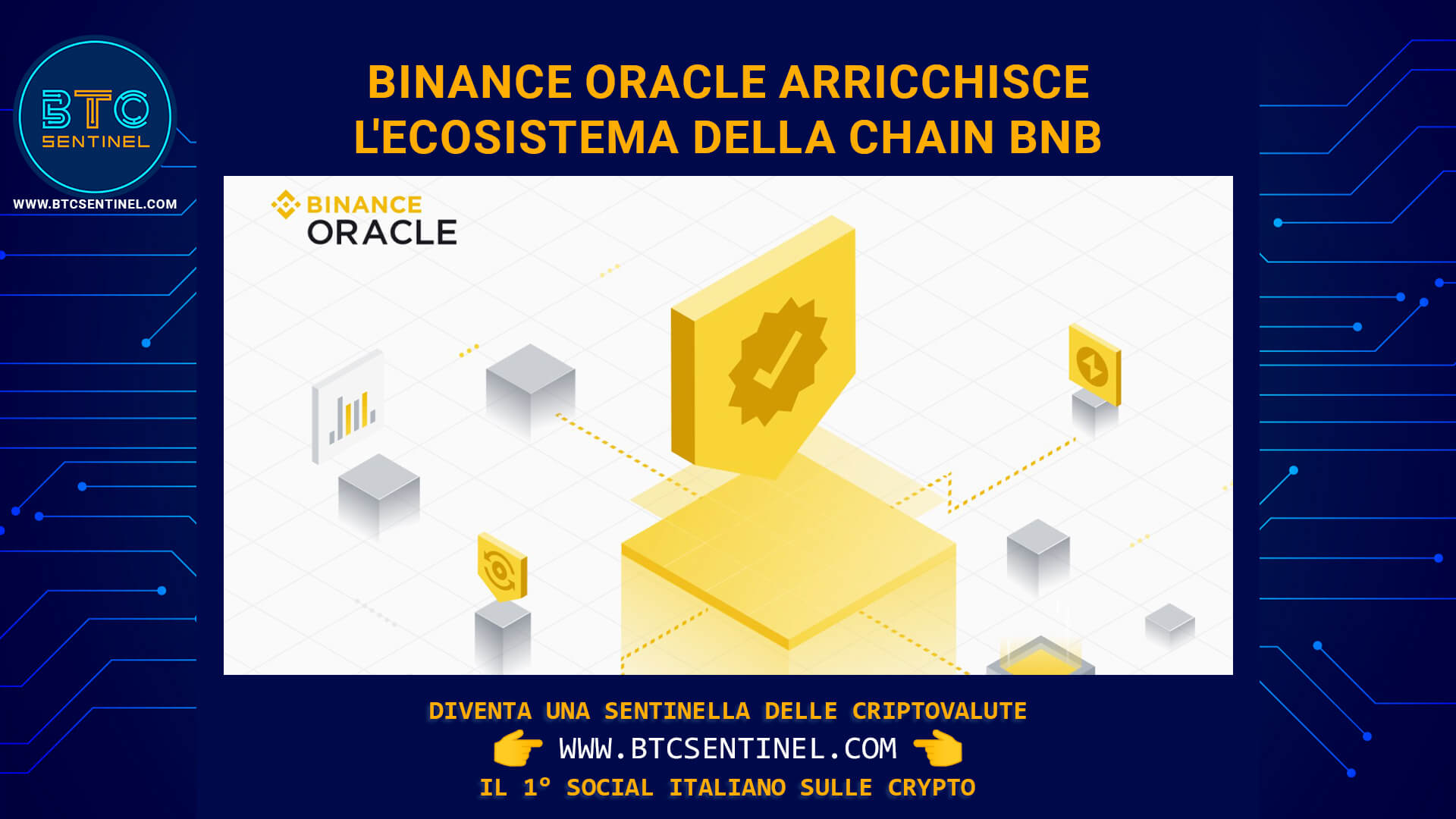 L'exchange Binance lancia Binance Oracle per arricchire l'ecosistema della blockchain BNB