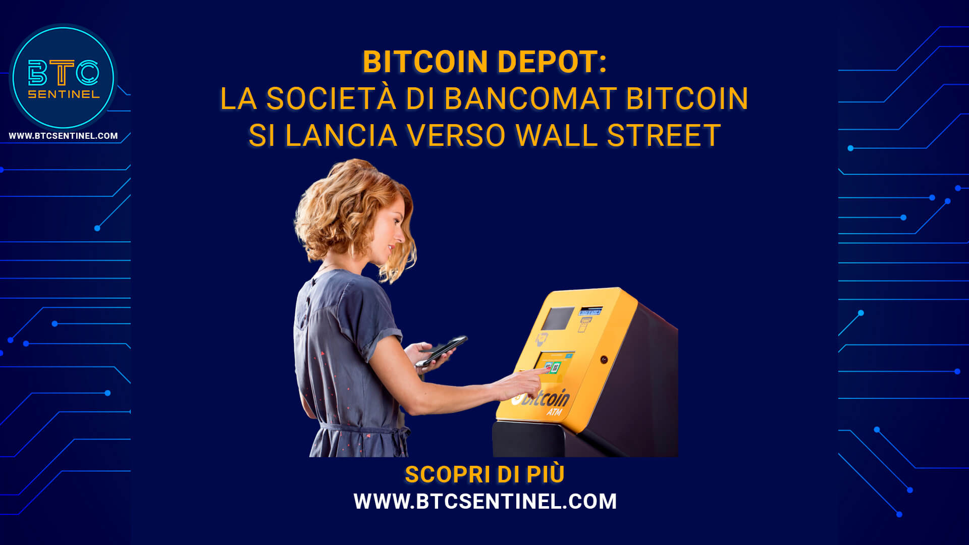 Bitcoin Depot: la società di ATM Bitcoin verso Wall Street