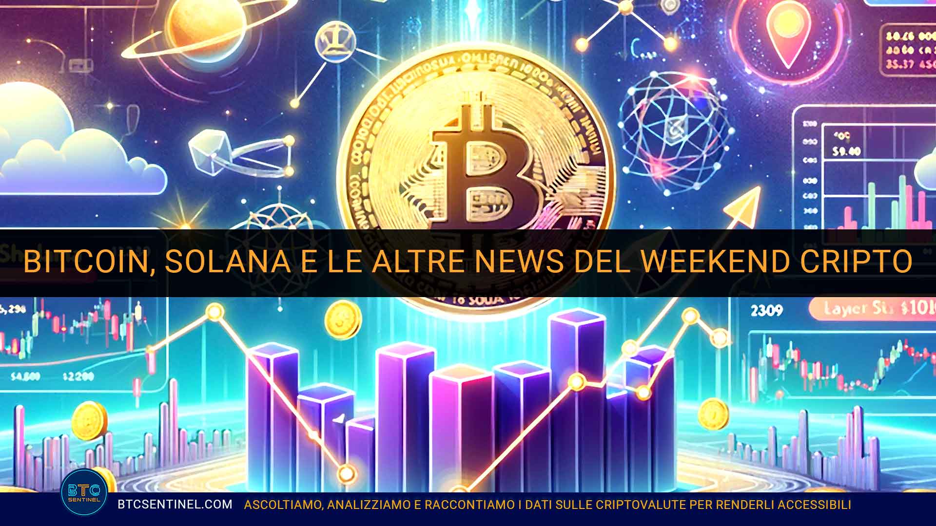 Bitcoin, Solana e le altre news del weekend cripto