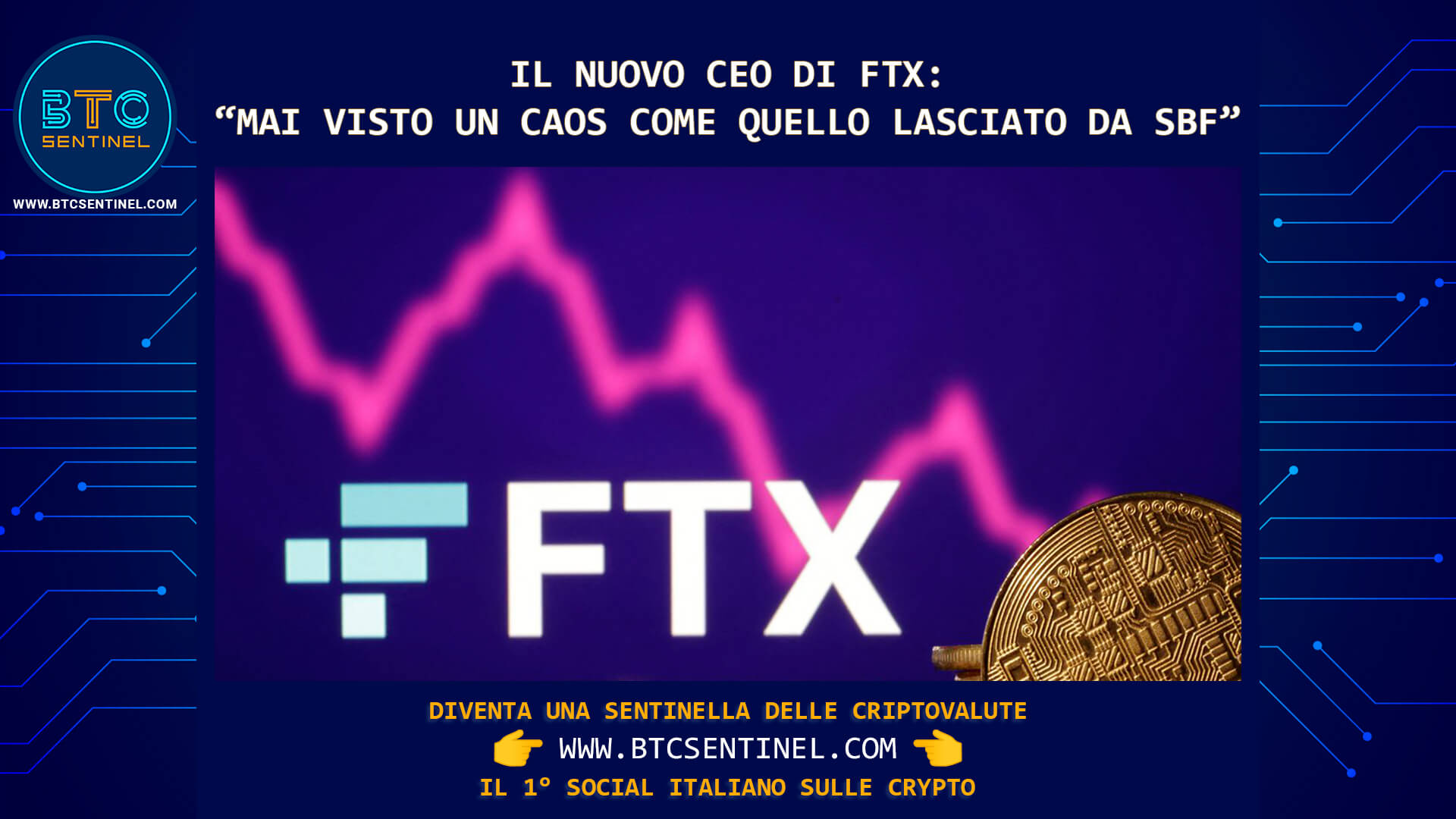 Il CEO di FTX: mai visto un caos come quello lasciato da Sam Bankman-Fried
