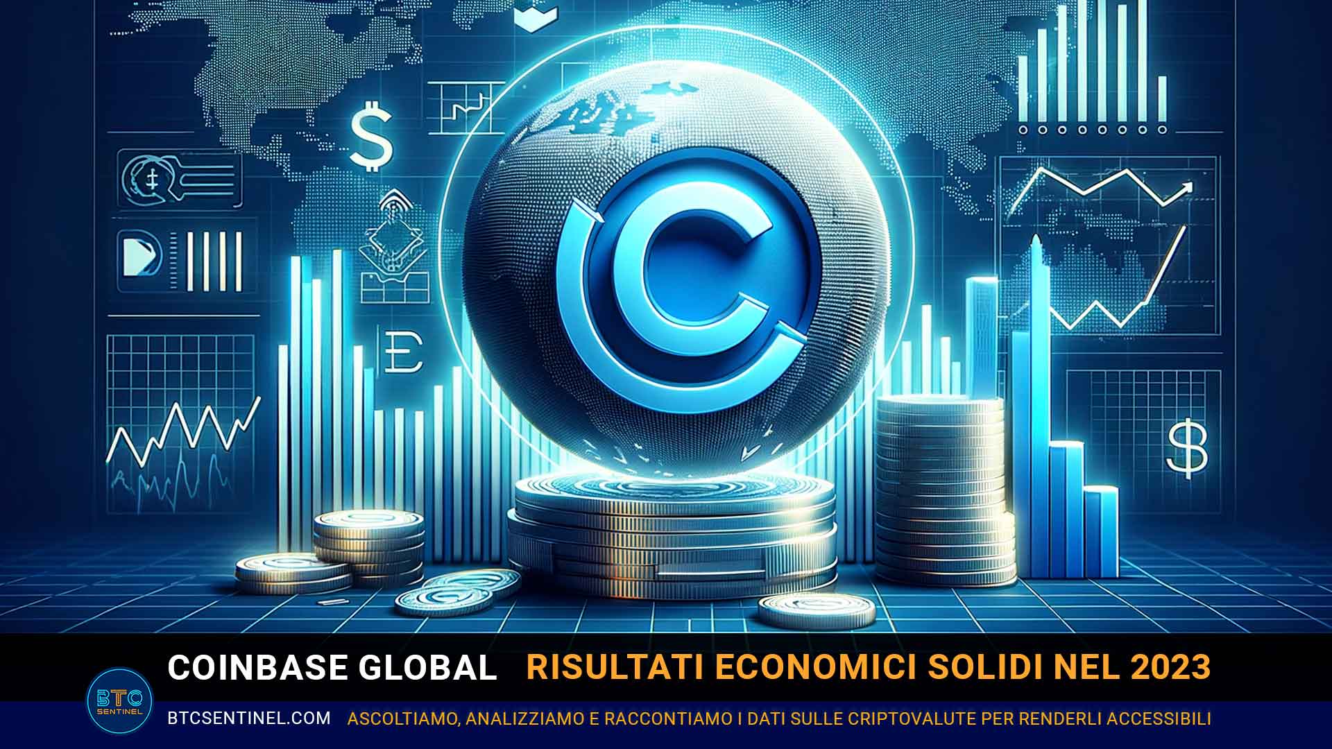 Coinbase Global: risultati economici solidi nel 2023
