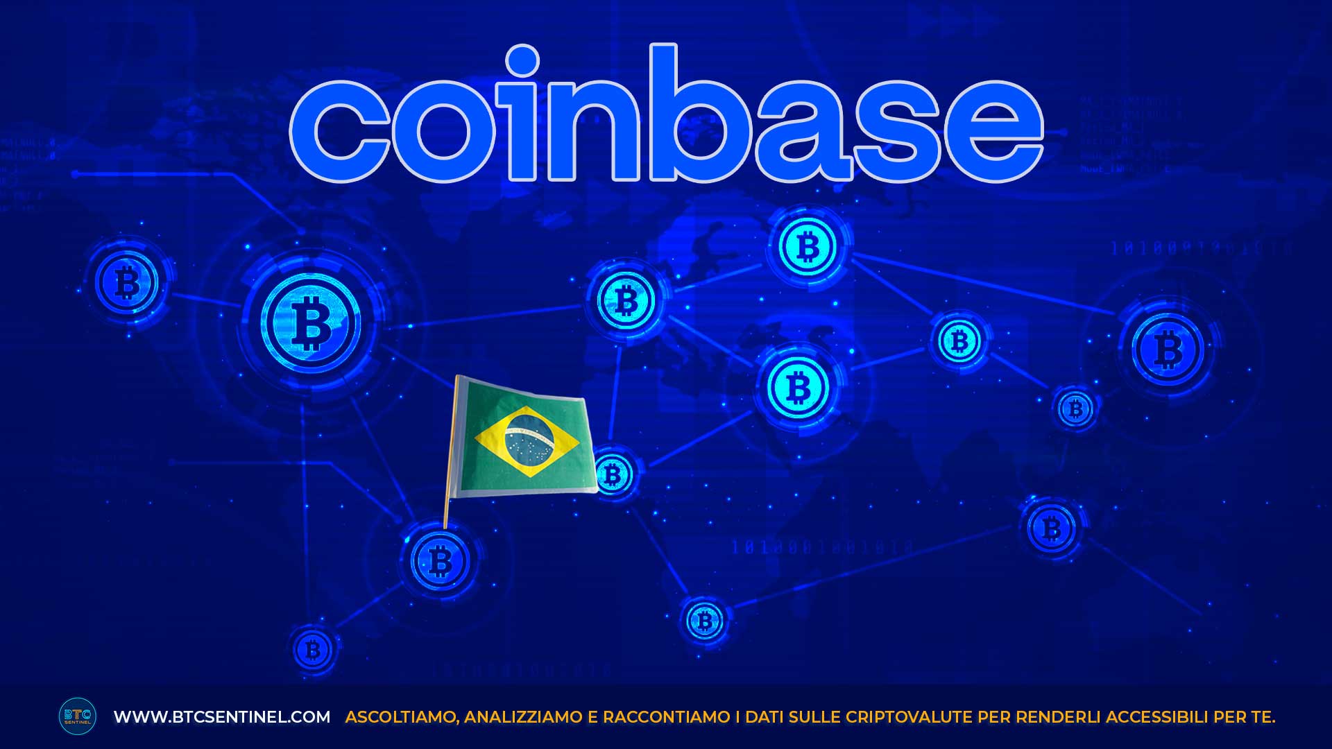 Coinbase sbarca in Brasile: annuncio e azioni +12%