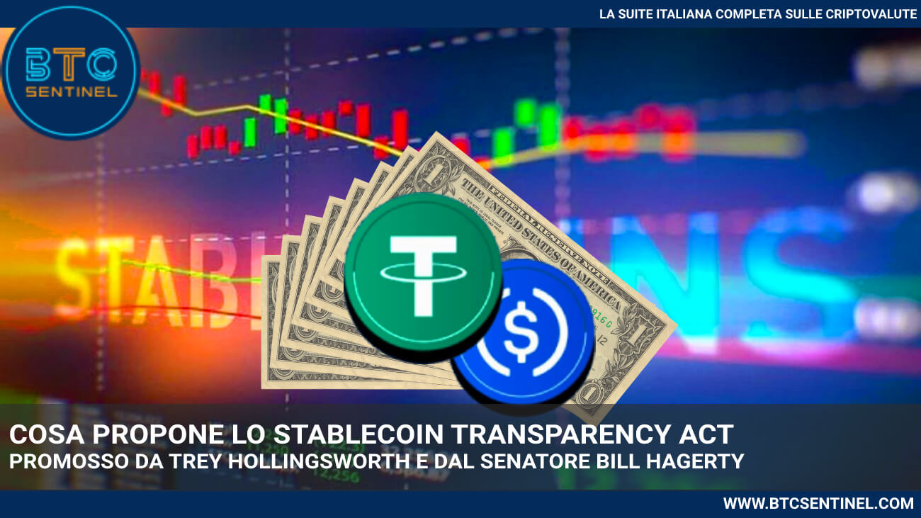 Cosa propone lo Stablecoin Transparency Act proposto da Trey Hollingsworth e dal senatore Bill Hagerty
