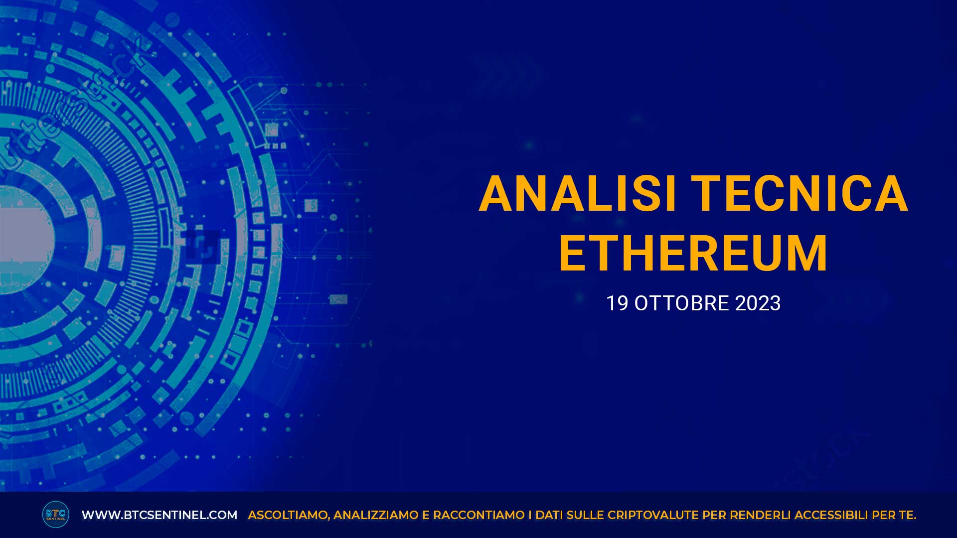 Ethereum: analisi tecnica ETH-USD del 19 ottobre 2023