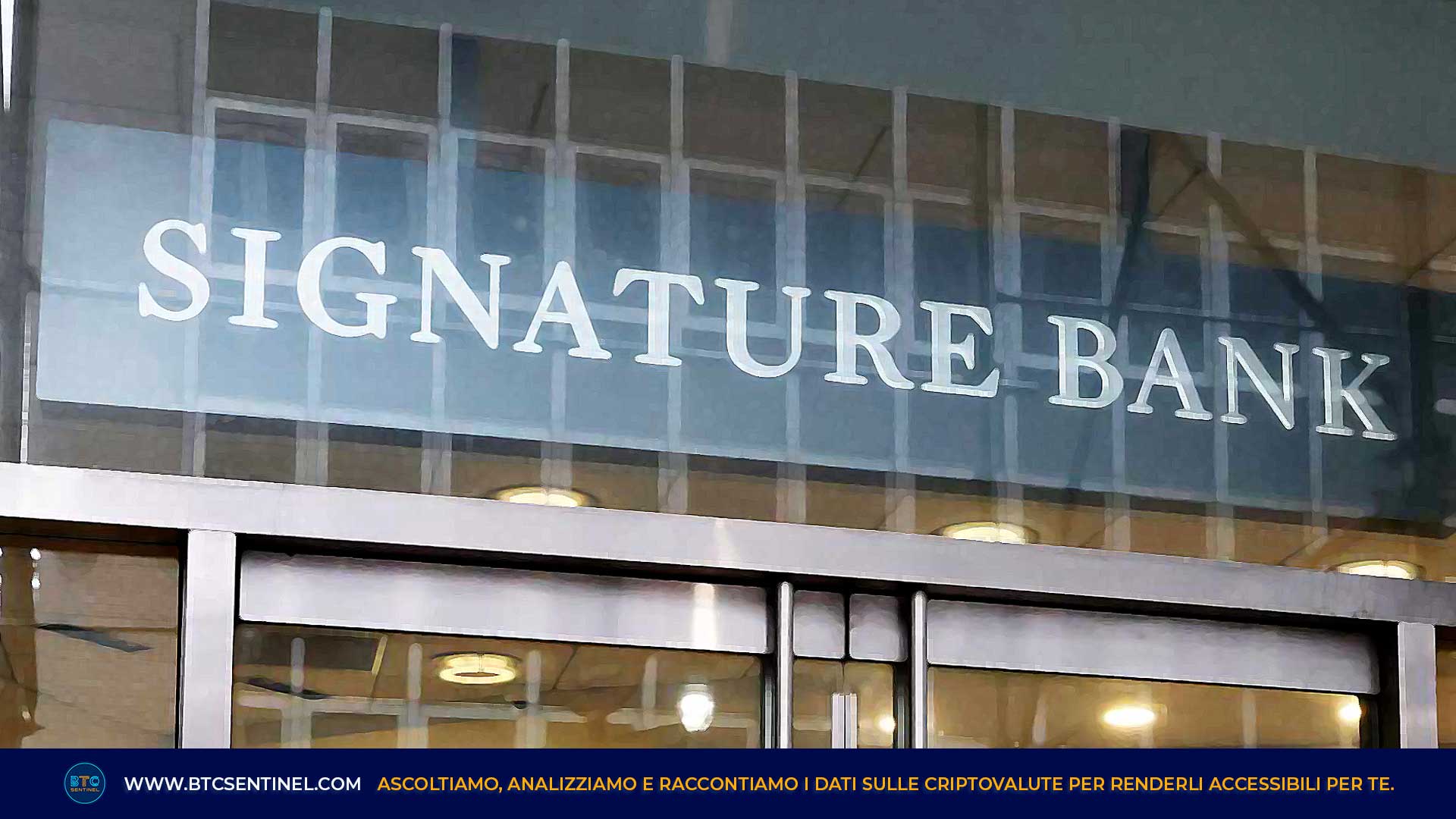 Regolatore USA mette il veto sulle criptovalute per l'acquisizione di Signature Bank
