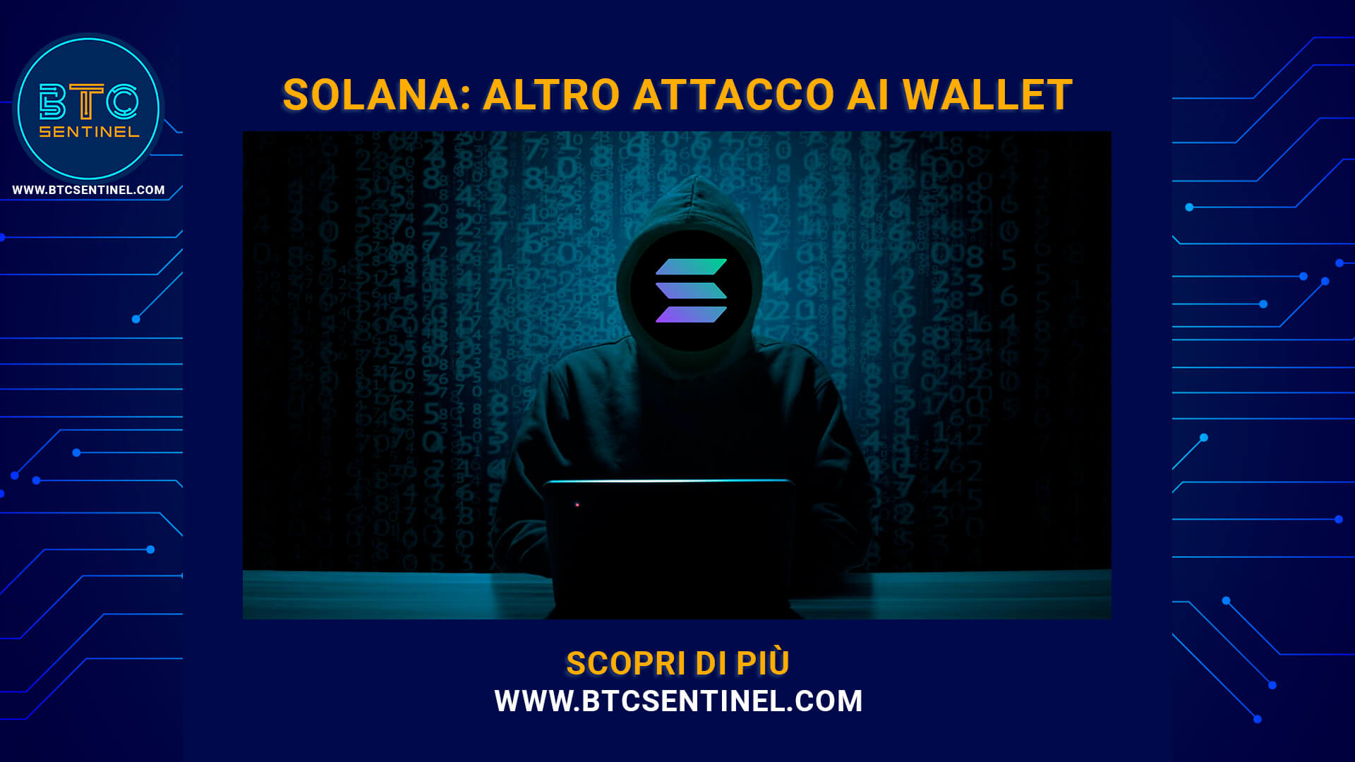 Solana: wallet presi di mira in altro hack multimilionario